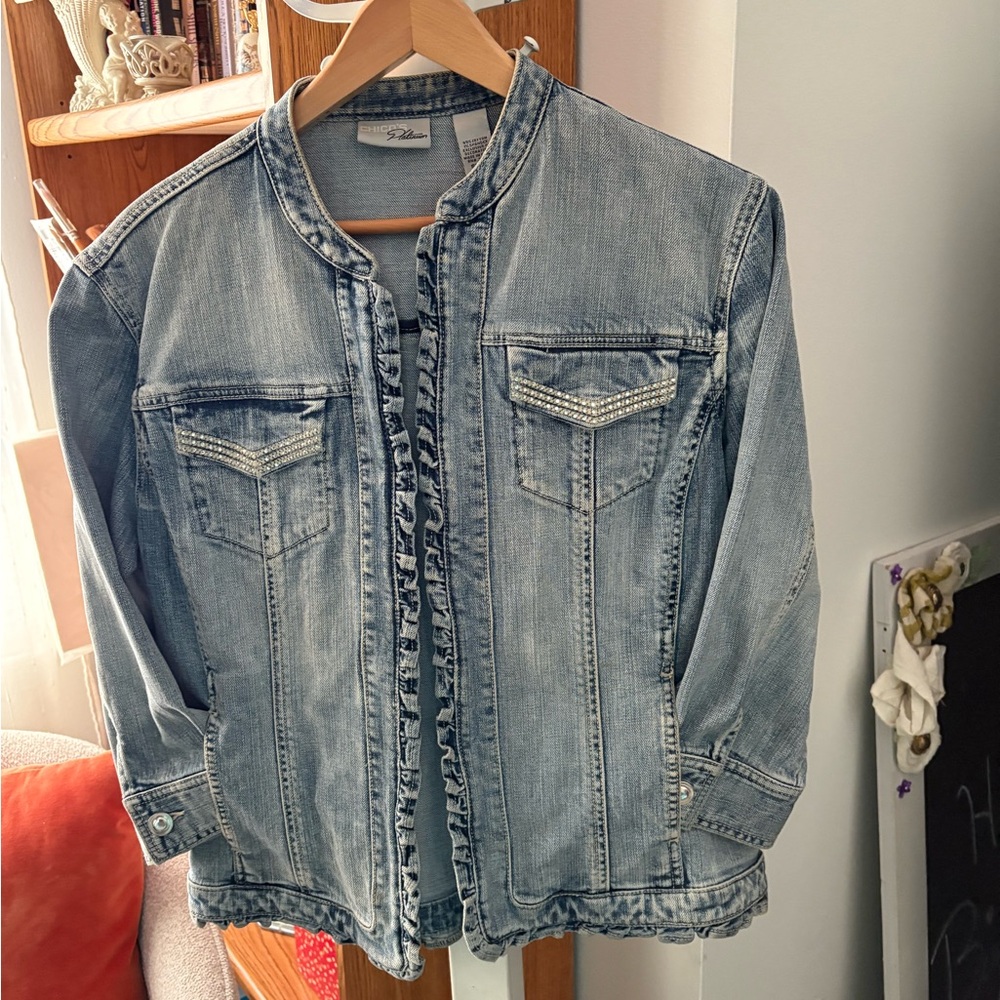 Chico's Light Blue Denim Jacket